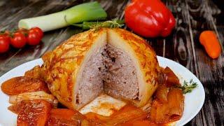 Фаршированная капуста с овощами в духовке - Рецепты от Со Вкусом