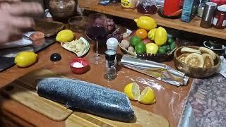 Красная рыба на мангале, самый простой рецепт ☝