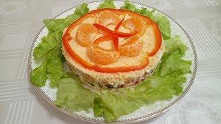 САЛАТ МЯСНОЙ с ОВОЩАМИ в КУЛИНАРНОМ КОЛЬЦЕ !!! ПРОСТО,БЫСТРО и ВКУСНО !