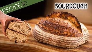 No Knead Sourdough Bread Recipe