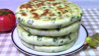 Пышные Лепешки с Луком и Сыром на Сковороде!Очень Вкусные!tortillas