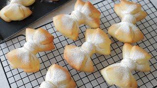 How to make pretty ribbon bread/리본빵 만들기