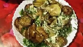 Рецепт Жареных  Кабачков под майонезом и гарнир. The recipe for Fried Zucchini with mayonnaise .