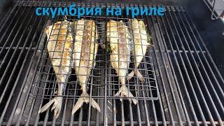 Вкуснейшая скумбрия на гриле самый простой рецепт