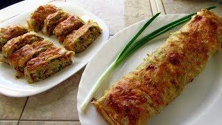 Мясной рулет из лаваша-супер вкусная закуска!ПРОСТО,БЫСТРО и ГЛАВНОЕ ВКУСНО!