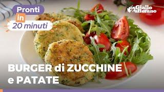 BURGER DI ZUCCHINE - Leggero e gustoso da preparare in mezz'ora!