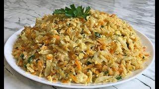 Жареная Капуста с Сюрпризом Идеальное Блюдо на Обед!!! / Fried Cabbage