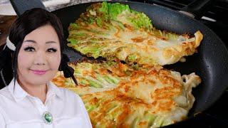 Baechujeon (Cabbage Pancake: 배추전)